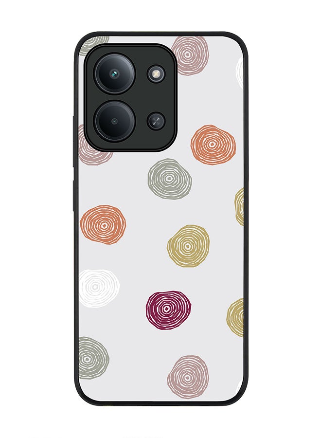 For Xiaomi Poco C85 4G Case,Slim fit Camera Protection, Shockproof Thin Phone cover  - Circular Scribbles